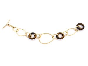 STELLA COLLECTION 18KT GOLD BRACELET - TIGER EYE