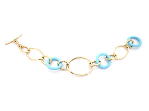 STELLA COLLECTION 18KT GOLD BRACELET - TURQUOISE
