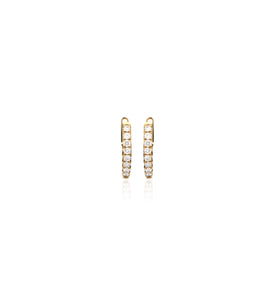 "NINA" - 18KT GOLD - WHITE DIAMONDS - EBONY