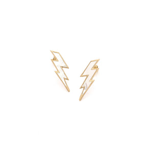 "FULMINI" - 18KT YELLOW GOLD/ MOTHER OF PEARL - SMALL