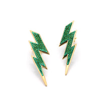 Load image into Gallery viewer, &quot;FULMINI&quot; - 18KT YELLOW GOLD/ TSAVORITE