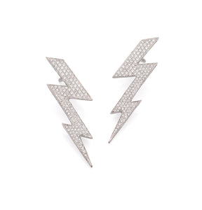 "FULMINI" - 18KT WHITE GOLD - WHITE DIAMONDS