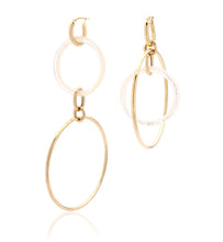 Load image into Gallery viewer, &quot;ORBITE&quot; - 18KT YELLOW GOLD - MOTHER OF PEARL LINKS LARGE