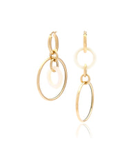 Load image into Gallery viewer, &quot;ORBITE&quot; - 18KT YELLOW GOLD - MOTHER OF PEARL LINKS