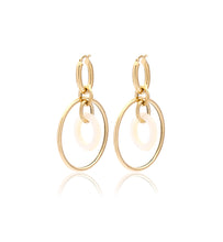 Load image into Gallery viewer, &quot;ORBITE&quot; - 18KT YELLOW GOLD - MOTHER OF PEARL LINKS