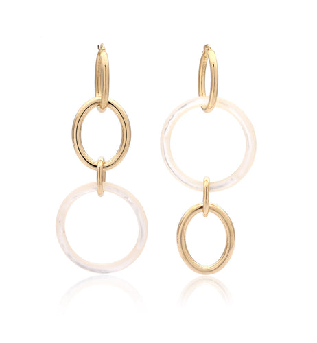 MAMA COLLECTION 18KT YELLOW GOLD - MOTHER OF PEARL - LARGE