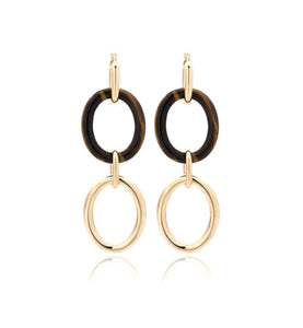 MAMA COLLECTION 18KT YELLOW GOLD - TIGER EYE
