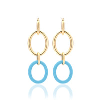 Load image into Gallery viewer, MAMA COLLECTION 18KT YELLOW GOLD - TURQUOISE
