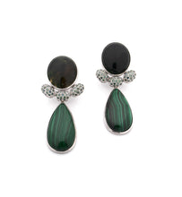 Load image into Gallery viewer, &quot;GREEN REFLECTIONS&quot; - 18KT WHITE GOLD - GREEN DIAMONDS