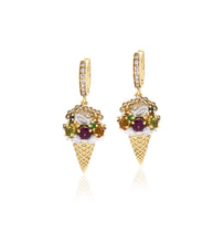 Load image into Gallery viewer, &quot;GELATO&quot; - 18KT YELLOW GOLD - EARRINGS