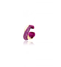 Load image into Gallery viewer, &quot;MARJ&quot; - EAR CUFFS - 18KT GOLD - PINK SAPPHIRES