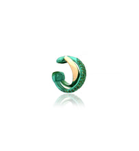 Load image into Gallery viewer, &quot;MARJ&quot; - EAR CUFFS - 18KT GOLD - TSAVORITE