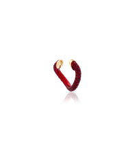 Load image into Gallery viewer, &quot;MARJ&quot; - EAR CUFFS - 18KT GOLD - RUBIES