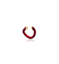 Load image into Gallery viewer, &quot;MARJ&quot; - EAR CUFFS - 18KT GOLD - RUBIES