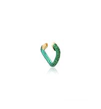 Load image into Gallery viewer, &quot;MARJ&quot; - EAR CUFFS - 18KT GOLD - TSAVORITE