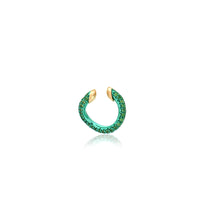 Load image into Gallery viewer, &quot;MARJ&quot; - EAR CUFFS - 18KT GOLD - TSAVORITE