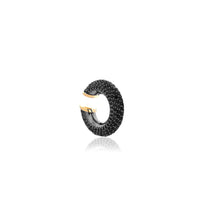 Load image into Gallery viewer, &quot;MARJ&quot; - EAR CUFFS - 18KT GOLD - BLACK SAPPHIRES