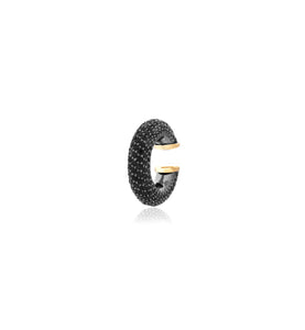 "MARJ" - EAR CUFFS - 18KT GOLD - BLACK SAPPHIRES