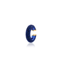 Load image into Gallery viewer, &quot;MARJ&quot; - EAR CUFFS - 18KT GOLD - BLUE SAPPHIRES