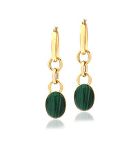 Load image into Gallery viewer, &quot;MARISA&quot; EARRINGS - 18KT YELLOW GOLD &amp; STONES