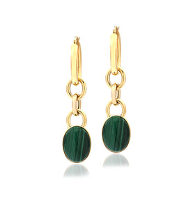 "MARISA" EARRINGS - 18KT YELLOW GOLD & STONES