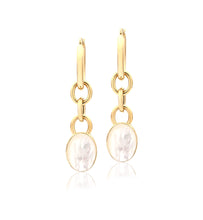 Load image into Gallery viewer, &quot;MARISA&quot; EARRINGS - 18KT YELLOW GOLD &amp; STONES