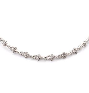 "EMBRACE OF LIGHT" - 18KT WHITE GOLD AND WHITE DIAMONDS