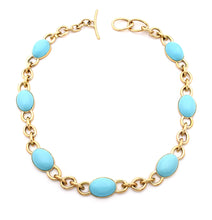 Load image into Gallery viewer, &quot;MARISA&quot; - 18KT YELLOW GOLD AND TURQUOISE