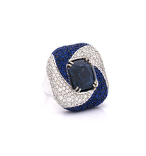 Load image into Gallery viewer, &quot;PSYOP IN BLUE&quot; 18KT WHITE GOLD
