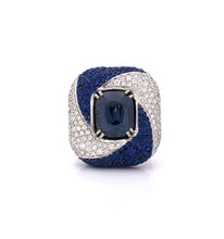 Load image into Gallery viewer, &quot;PSYOP IN BLUE&quot; 18KT WHITE GOLD