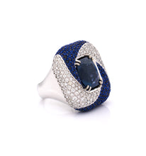 Load image into Gallery viewer, &quot;PSYOP IN BLUE&quot; 18KT WHITE GOLD