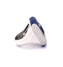 Load image into Gallery viewer, &quot;PSYOP IN BLUE&quot; 18KT WHITE GOLD