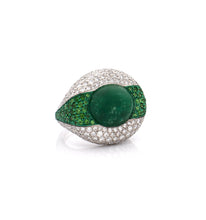 Load image into Gallery viewer, &quot;JAW BREAKER&quot; 18KT WHITE GOLD