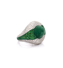 Load image into Gallery viewer, &quot;JAW BREAKER&quot; 18KT WHITE GOLD