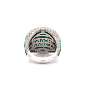 "JAW BREAKER" 18KT WHITE GOLD