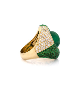"JAW BREAKER" 18KT YELLOW GOLD