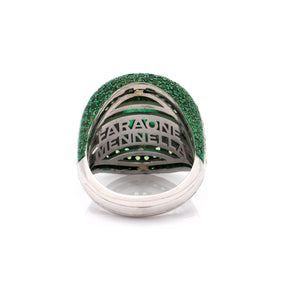 "JAW BREAKER" 18KT WHITE GOLD