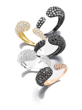 Load image into Gallery viewer, GOCCE COLLECTION WHITE DIAMONDS RING - 18KT WHITE GOLD