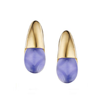Load image into Gallery viewer, GOCCIOLINE COLLECTION EARRINGS - BLUE AGATE
