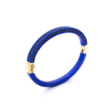 Load image into Gallery viewer, &quot;HUSBAND&#39;S CUFF&quot; - 18KT GOLD - BLUE