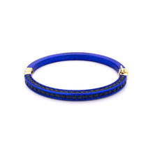 Load image into Gallery viewer, &quot;HUSBAND&#39;S CUFF&quot; - 18KT GOLD - BLUE