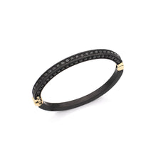 Load image into Gallery viewer, &quot;HUSBAND&#39;S CUFF&quot; - 18KT GOLD - BLACK