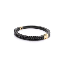Load image into Gallery viewer, &quot;HUSBAND&#39;S CUFF&quot; - 18KT GOLD - BLACK