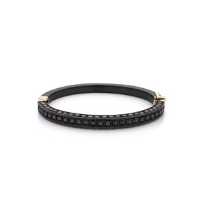 "HUSBAND'S CUFF" - 18KT GOLD - BLACK