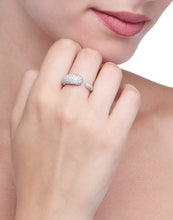 Load image into Gallery viewer, GOCCE COLLECTION WHITE DIAMONDS RING - 18KT WHITE GOLD