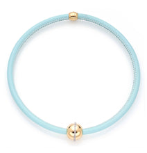 Load image into Gallery viewer, &quot;MARCELLA&quot; - BARBARELLA COLLECTION NECKLACE - AZZURRE LEATHER