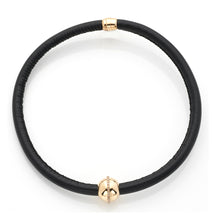 Load image into Gallery viewer, &quot;MARCELLA&quot; - BARBARELLA COLLECTION NECKLACE - BLACK LEATHER