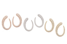 Load image into Gallery viewer, GOCCE COLLECTION EARRINGS - 18KT GOLD - WHITE DIAMONDS - LARGE