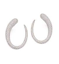 Load image into Gallery viewer, GOCCE COLLECTION EARRINGS - 18KT GOLD - WHITE DIAMONDS - LARGE