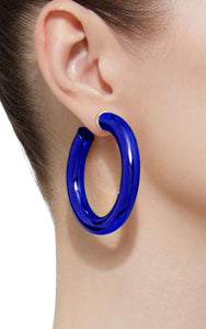 BARBARELLA COLLECTION - 18KT GOLD - STERLING SILVER - EX-MEDIUM - COBALT BLUE